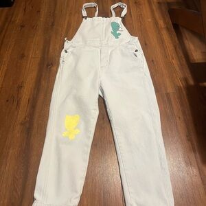 Bobo Choses White Fabric with Subtle Stitching missing buttons